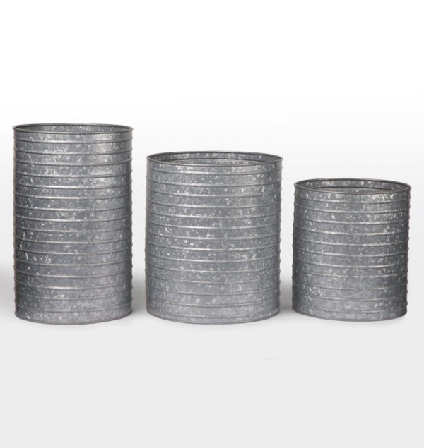 Metal galvanized cylinder