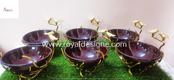 Fruit Bowls Buy Now I Gold Fruit Bowls - Image 4